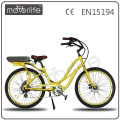 EN15194 aprovar a bicicleta elétrica verde, bicicleta da cidade e, bicicleta da praia da conveniência para o adulto